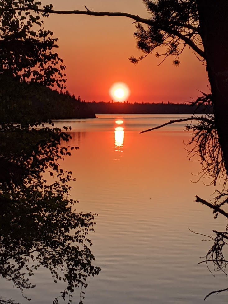 northwest ontario sunset